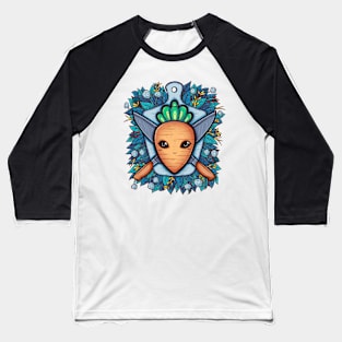 Carrot and Knife Coat of Arms Baseball T-Shirt